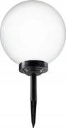 LED napelemes lámpa LED/1,2V, 6500K, 200 mAh, átmérő 30 cm, IP44, fehér/fekete