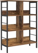 vidaXL Könyvespolc Öreg fa 82 x 32 x 112 cm Faanyag