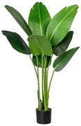 Strelitzia Nicolai műnövény cserépben, 120 cm, zöld