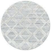 Világosszürke kerek szőnyeg ø 80 cm Pisa – Ayyildiz Carpets