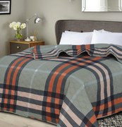 Ágytakaró PLAIDORY HEXAGON zöld Méret: 170 x 210 cm