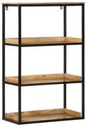 Könyvespolc 70x35x110 cm Tömör fa rusztikus mangóból