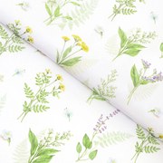 Goldea teflon szövet terítőknek - erdei virágok 160 cm