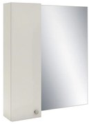 Lucia Fürdőszobai tükrösszekrény MDF előlappal, védőbevonattal Fehér N