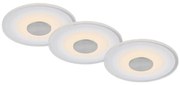Briloner - KÉSZLET 3x LED Fürdőszobai beépíthető lámpa LED/6W/230V IP44 króm