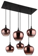 Globo 15548-6HG - MAXY kábeles csillár 6xE27/40W/230V rézszínű
