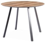Oakland étkezőasztal, dió / fekete
