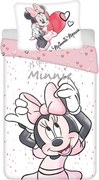 Disney Minnie White ágyneműhuzat 140×200cm, 70×90 cm