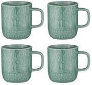 Türkiz porcelán bögre szett 4 db-os 400 ml Heath Jade – Ladelle