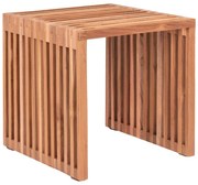Teakfa tárolóasztal 40x40 cm Pego – House Nordic