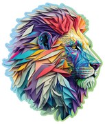 Modern oroszlán fa puzzle