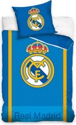 Real Madrid Blue Passion ágyneműhuzat 140×200cm, 70×90 cm