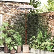 Balinéz Napernyő 260 Krém 95-100 cm Pamut és tömör fa