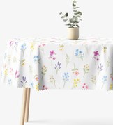 Goldea ovális teflonos terítő - virágoskert 120 x 160 cm