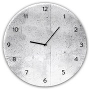 Glassclock Wall falióra, ⌀ 30 cm - Styler