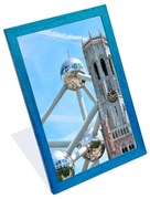 Brüsszel képkeret kék 10 x 15 cm