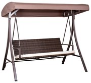 Happy Green Kerti hintaszék Capri rattan