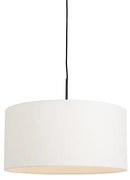 Modern lógólámpa fekete fehér árnyékolóval 50 cm - Combi 1
