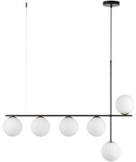 Csillár zsinóron SILIA 6xG9/12W/230V fekete