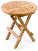 DIVERO Összecsukható gyermekasztal teakfából