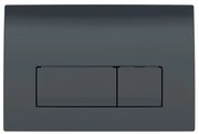 Geberit Delta50 vezérlőgomb műanyag fekete 115.119.DW.1