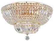 Maytoni DIA100-CL-12-G - Mennyezeti lámpa BASFOR 12xE14/60W/230V arany