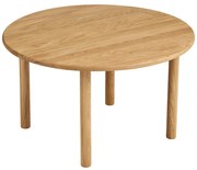 Natúr színű tölgyfa kerek dohányzóasztal ø 70 cm Jena – House Nordic