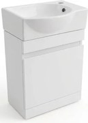Naturel Verona Fürdőszobaszekrény mosdóval 40x53,2x22 cm fehér fényes VERONA40BLBR