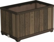 Keter virágcserép Deco Rectangle 45,5 x 76 x 45,5 cm, barna