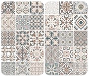 WENKO 53904100 - Főzőlap védőfedél 30x52 cm többszínű/szürke/átlátszó