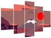 Kép - Fuji hegység (150x105 cm)