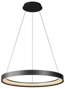 Top Light-LED Dimmelhető csillár zsinóron ORBIT LED/40W/230V 3000-6500K átm. 50 cm fekete + távirányító