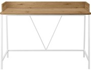 Íróasztal tölgyfa dekoros asztallappal 50x120 cm Savona – Støraa