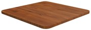 sötétbarna kezelt tömör tölgyfa négyzet asztallap 40x40x1,5cm