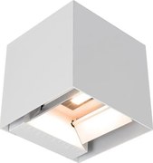 LED napelemes fali lámpa érzékelővel LED/9W/3,7V 3000/4000/5000K IP65 2600mAh fehér