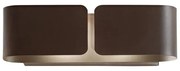 Ideal Lux - Fali lámpa CLIP 2xE27/60W/230V barna