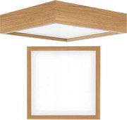 Plafon Tölgy Led lámpa 32x32cm 20W Mennyezeti Panel Falra szerelhető Függő lámpatest
