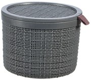 Curver Jute doboz kerek 2L szürke