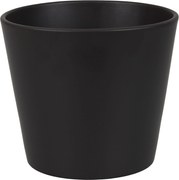 Kerámia kaspó Fekete Matt Cermax 22 cm x 22 x 19,5 cm