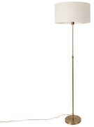 Állólámpa állítható bronz világos szürke árnyékolóval 50 cm - Parte