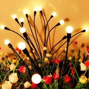 Szolár Lámpák Kertbe 10 Fényponttal IP65 8 Mód Meleg Fehér Fény 4 Darab