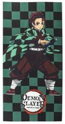 Demon Slayer Green fürdőlepedő, strand törölköző 70x140cm (Fast Dry)
