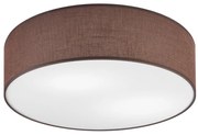 Lamkur Mennyezeti lámpa SIRJA DOUBLE 4xE27/15W/230V átm. 45 cm barna LA48147