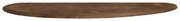 Sötét natúr színű mangófa fali polc 70 cm Ginosu – Light & Living