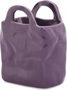 Váza kézitáska lila terasz erkély dekoráció