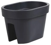 Lofly Railing virágláda korlátra, antracit, 40 cm, 40 cm