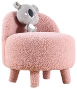 Gyerekfotel PIXI, átm. 46 cm, rózsaszín