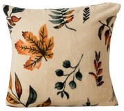 Mikroplüss párnahuzat AUTUMNA 45x45 cm, krémszínű