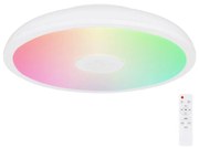 Globo - LED RGB Fürdőszobai lámpa hangszóróval RAFFY LED/18W/230V IP44 + távirányító 41366W