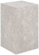 Prague dohányzóasztal márványhatású, bézs, 30x30x50 cm